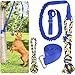 XiaZ Tug of War Dog Toy Interactive Dogs Toy Bungee Hanging Tether with 2 Chew Rope Toys Heavy Duty Puppy Outdoor Activity Aggressive Chewers Best Small to Large Boredom Exercise and Play Blue - Image 3