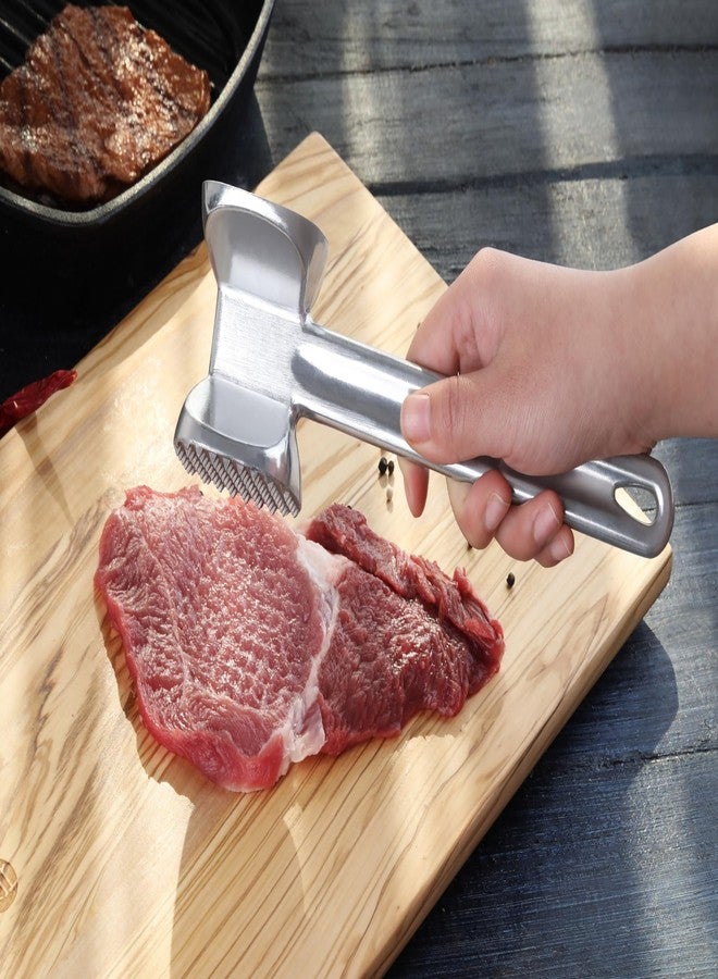 New Star Foodservice 36374 Heavy Duty Cast Aluminum Meat Tenderizer, 10-Inch - Image 5