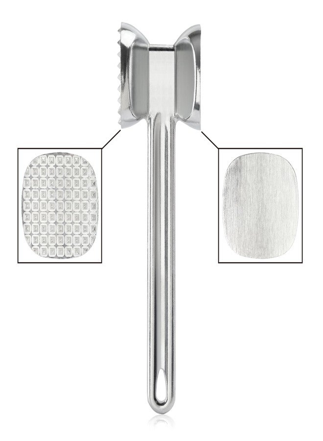 New Star Foodservice 36374 Heavy Duty Cast Aluminum Meat Tenderizer, 10-Inch - Image 2
