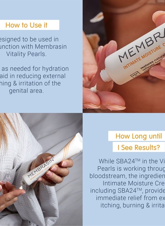 MEMBRASIN Topical Vulva Cream for Feminine Dryness, Feminine Moisture Support and Topical Hydration, Helps Reducing Dryness, Burning, and Itching - Image 4