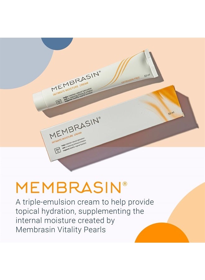 MEMBRASIN Topical Vulva Cream for Feminine Dryness, Feminine Moisture Support and Topical Hydration, Helps Reducing Dryness, Burning, and Itching - Image 2