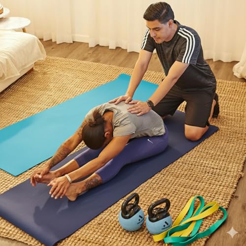Aeromat Elite Y18-2468 Yoga Mat Color: Blue - Image 2