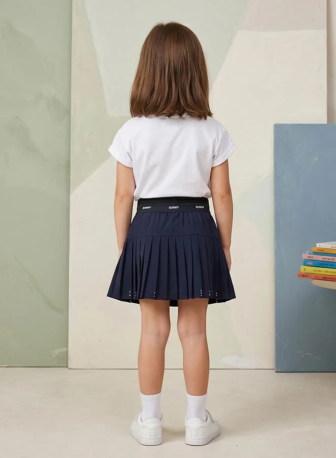Babies & More Babies & More Toddler Girls Navy Blue Skirt