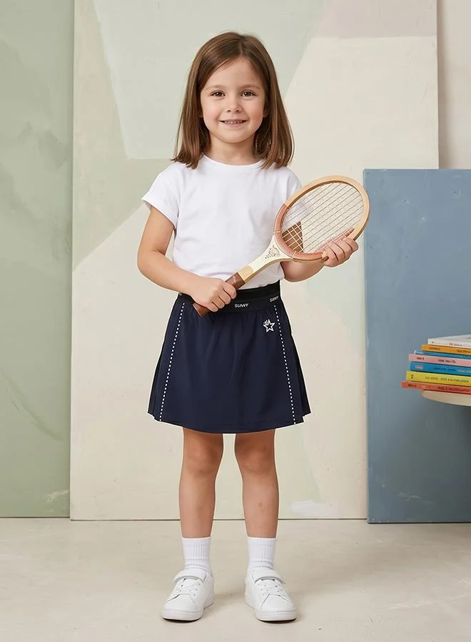 Babies & More Babies & More Toddler Girls Navy Blue Skirt