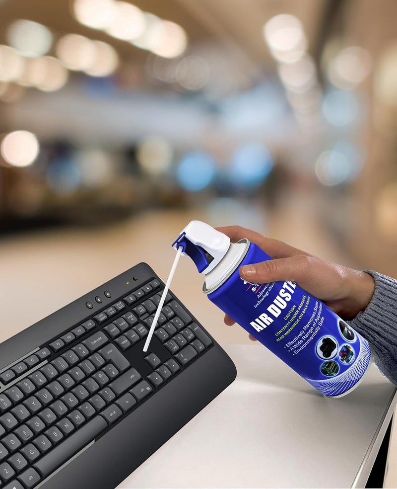 S-TEK AIR DUSTER FOR COMPUTER,LAPTOP, KEYBOARDS etc..400 ml ADVANCED CLEANING TECHNOLOGY Tight fitted parts - Image 5