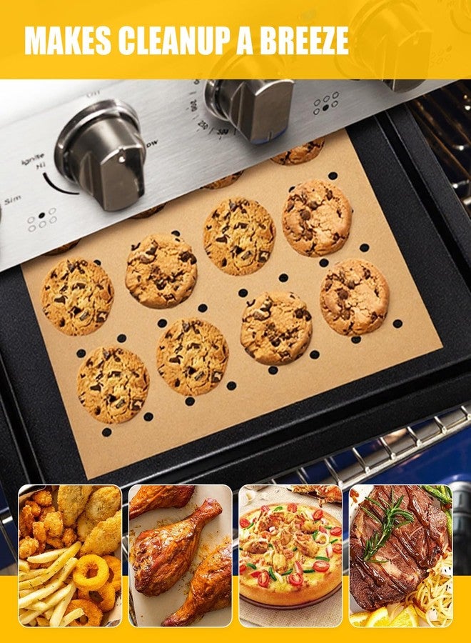 MMH 154PCs Paper Liners Compatible with CHEFMAN Multifunctional Digital Air Fryer Convection Oven 10QT Accessories, 100PCs Parchment Paper, 50PCs Disposale Liners with Holes, 4PCs Reusable Baking Mats - Image 4