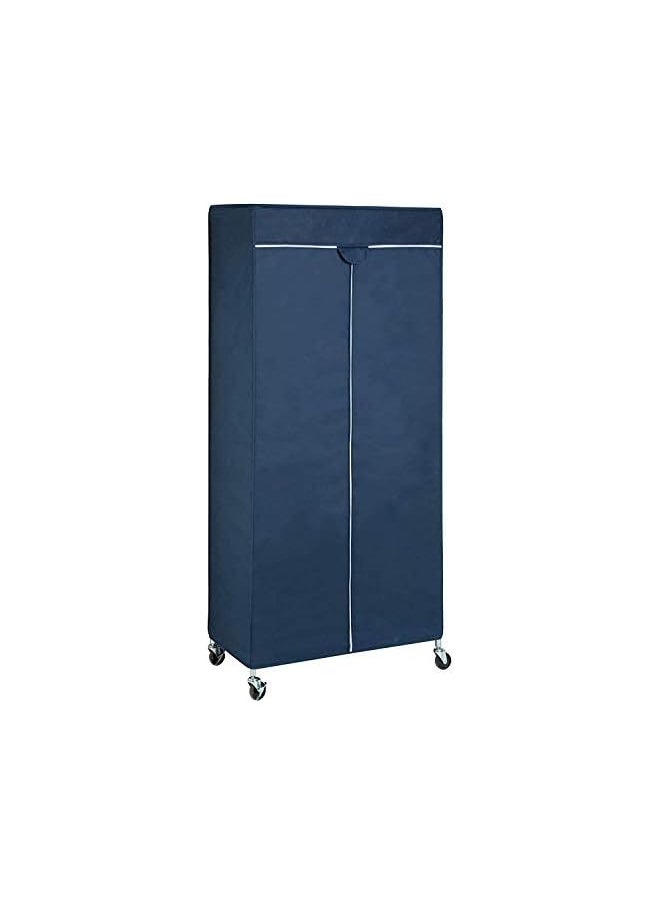 Honey Can Do - Can Do Garment Rack Cover Gar02198 Navy Blue Rack Cover Only - Image 1