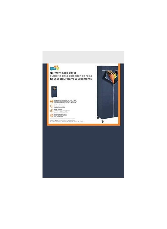 Honey Can Do - Can Do Garment Rack Cover Gar02198 Navy Blue Rack Cover Only - Image 1