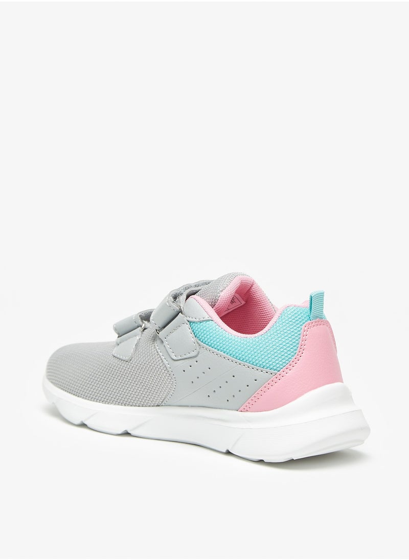Oaklan by Shoexpress - Girls OAKLAN Colourblocked Sports Shoes with Hook and Loop Closure - Image 1