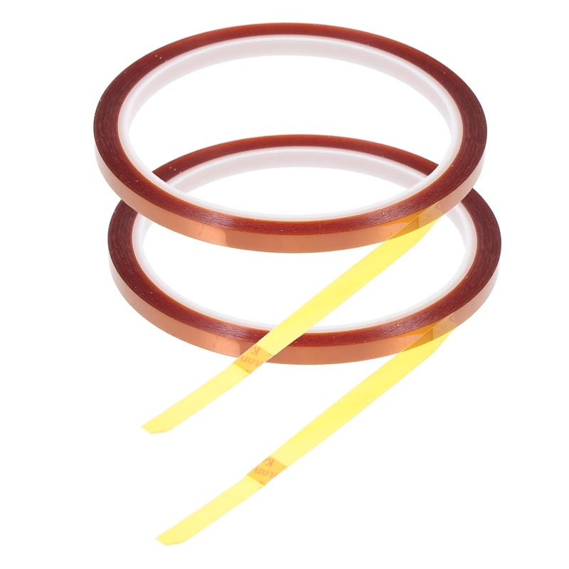 High Temperature Heat Resistant Sublimation Tape 2 Rolls Electrical Insulation Masking - Image 1