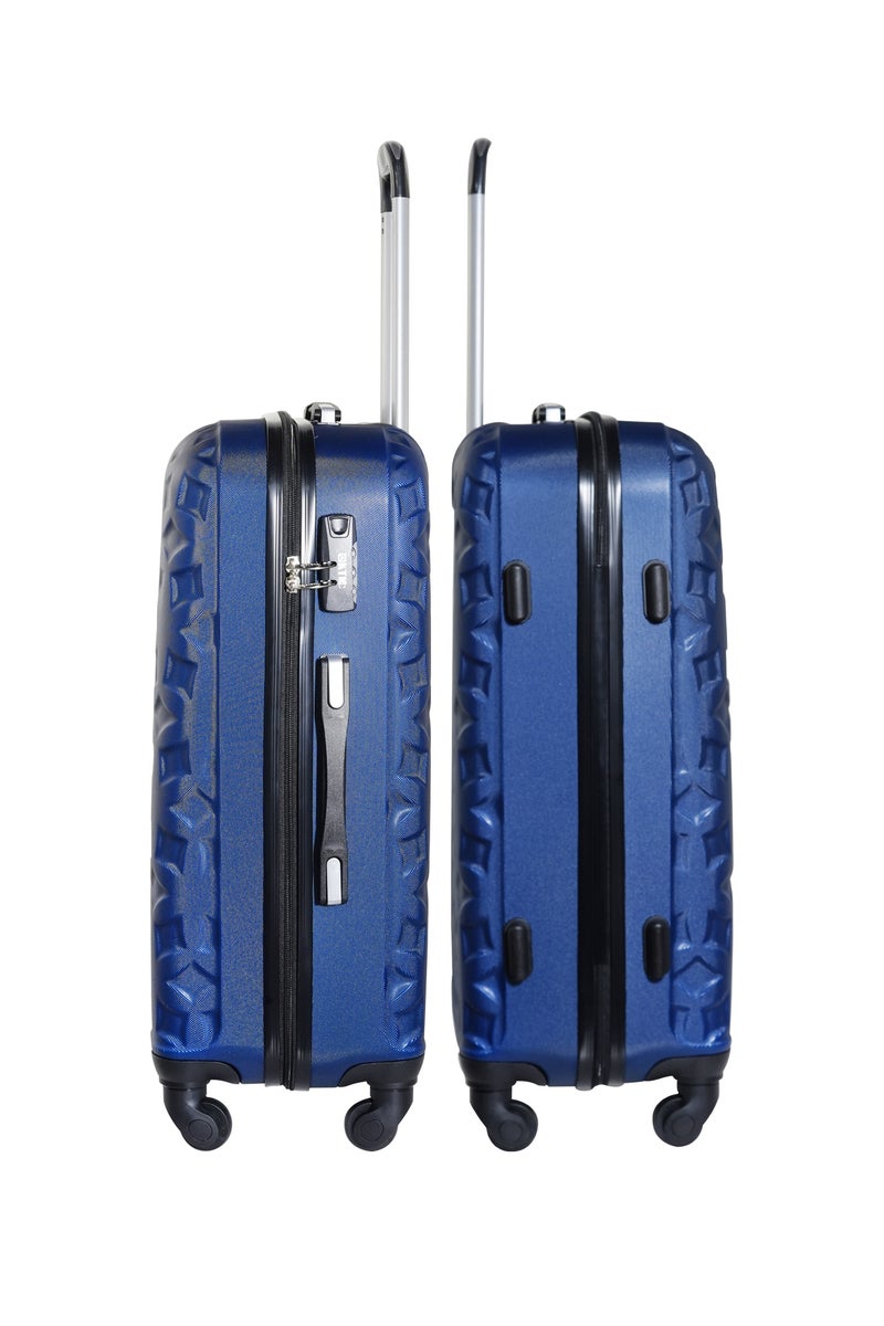 KTMC ABS Luggage 20 inches Carry-On Suitcases, KTMC-91911 Navy - Image 3