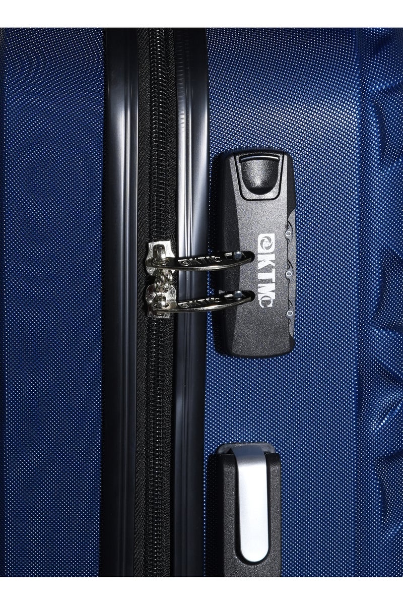 KTMC ABS Luggage 20 inches Carry-On Suitcases, KTMC-91911 Navy - Image 5