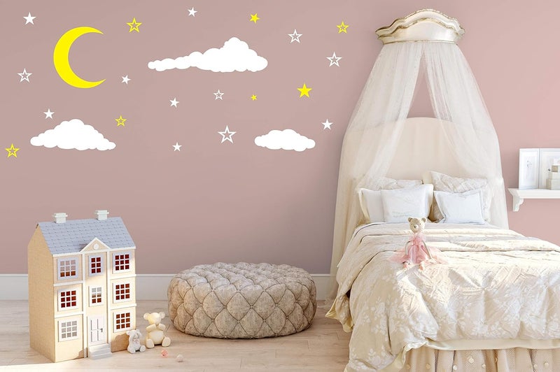 GESTYZ soikoi Moon, Stars and Clouds Wall Decals - Image 5
