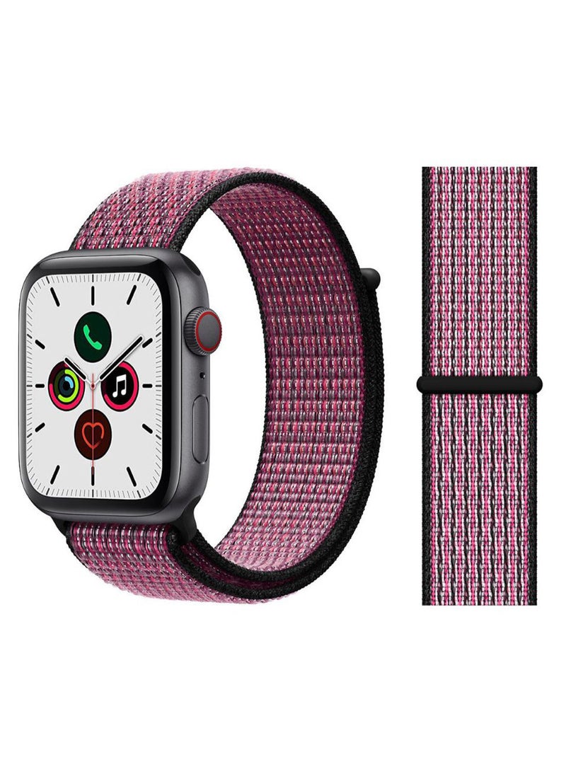 NIBEMINENT Replacement Band For Apple iWatch Series 5/4/3/2/1 42-44mm True Berry  - Image 1