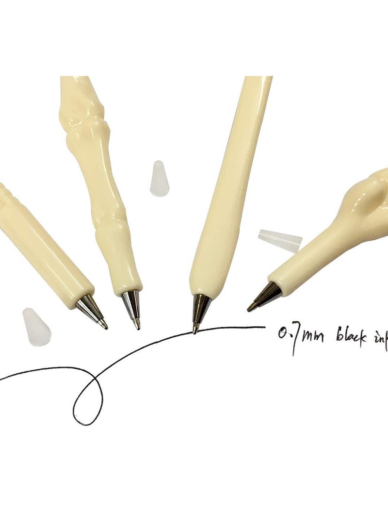 25 PCS Bone Shaped Ballpoint Pens with Black Ink for Medical School, Halloween Doctor Nurse School Office Party Supplies - Image 3