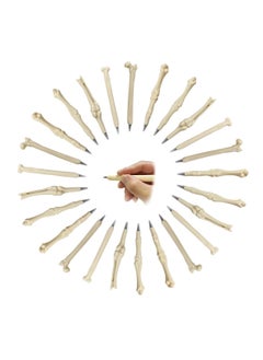 Generic 25 PCS Bone Shaped Ballpoint Pens with Black Ink for Medical School, Halloween Christmas Doctor Nurse School Office Party Supplies  - Image 1