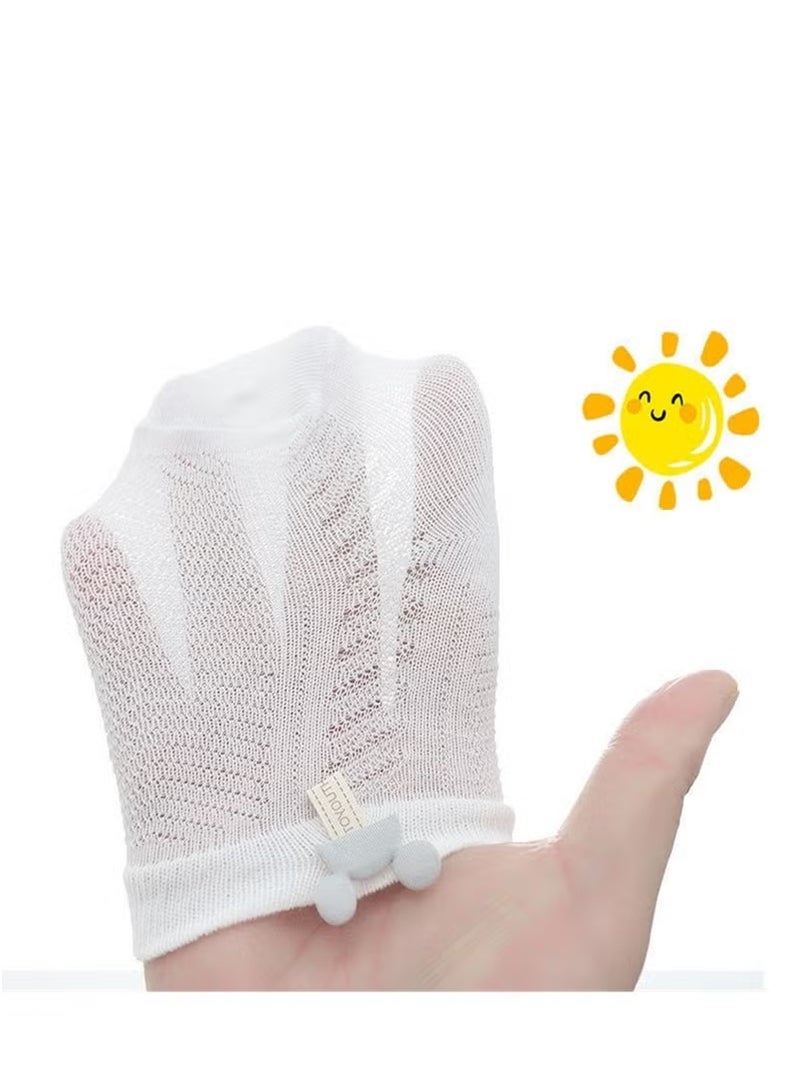 Baby socks summer thin baby socks floral super comfortable 4 pairs (6-12 months) - Image 5