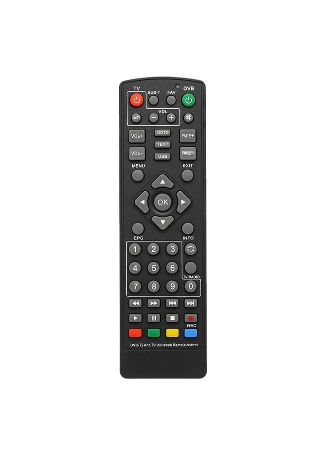 Replacement Universal Remote Control For Smart Tv Stb Controller Black