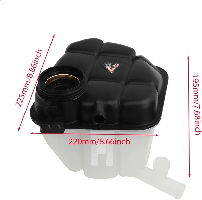 Car coolant Reservoir for Benz W166 ML250 ML400 ML350 X164 GLE350 GL450 GL63 Coolant Reservoir Expansion Tank Bottle with Cover 1665000049 - Image 2
