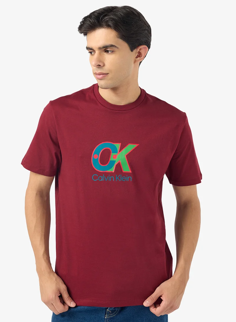 CALVIN KLEIN Logo Graphic Short Sleeve T-Shirt