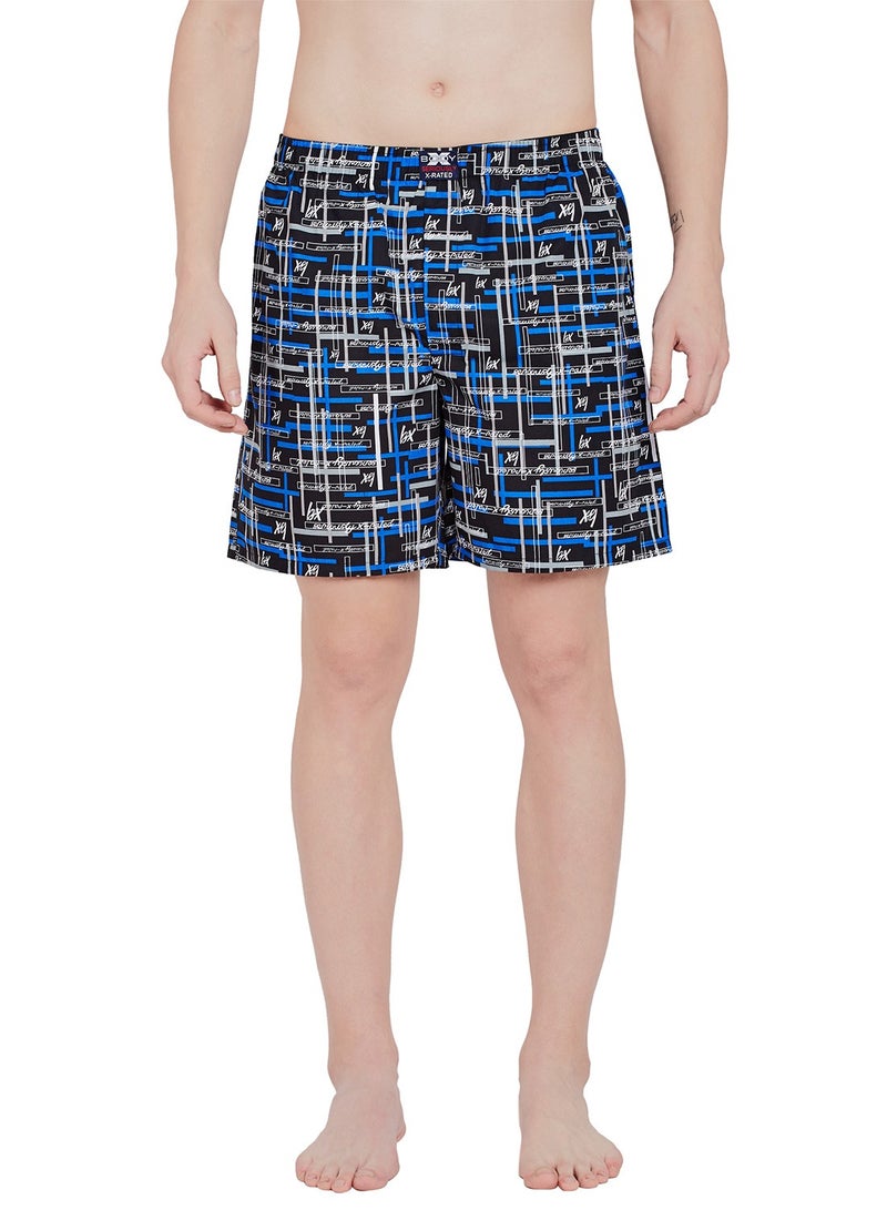Bodycare Men’s Casual Shorts | Black&Blue | Sizes S-XL - Image 1