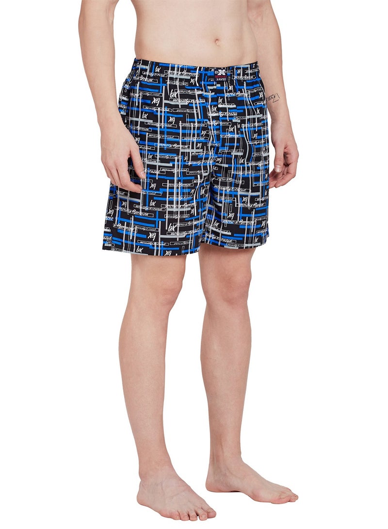 Bodycare Men’s Casual Shorts | Black&Blue | Sizes S-XL - Image 2