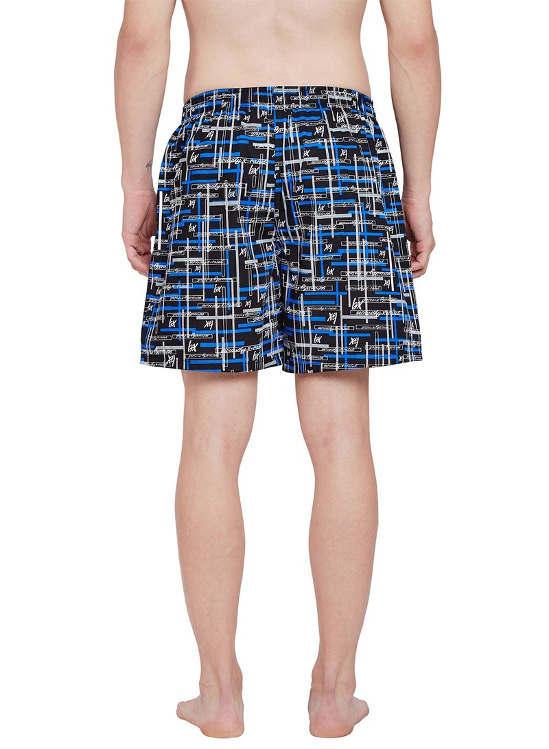 Bodycare Men’s Casual Shorts | Black&Blue | Sizes S-XL - Image 3