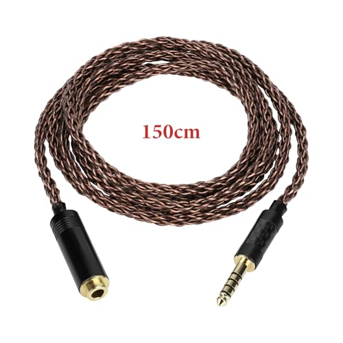 GEEKRIA Apollo 6NOCC 44mm Balanced Cable Single Crystal Copper Upgrade Extension Cord 44mm Male to Female Replacement Cord for HiFi Headset 49ft 15m - Image 3