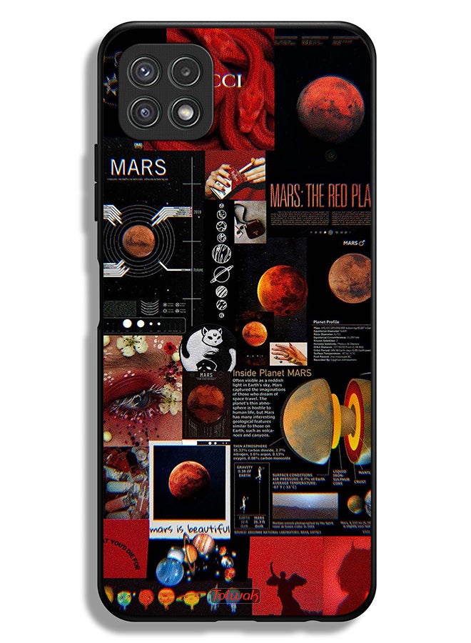 Tolwak Samsung Galaxy A22 5G Protective Case Cover Mars Art - Image 1