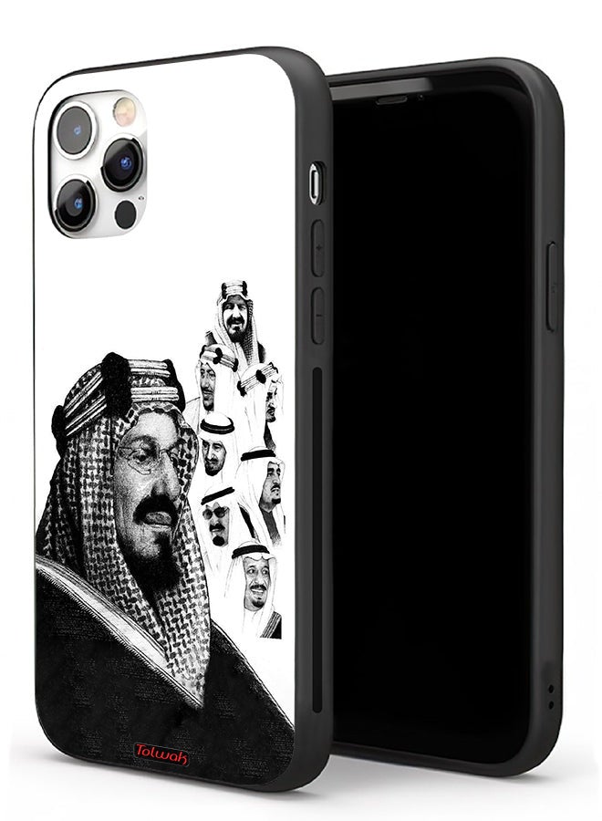 Tolwak Apple iPhone 11 Pro Max Protective Case Kings Of Saudi Arabia BW Poster Art - Image 1