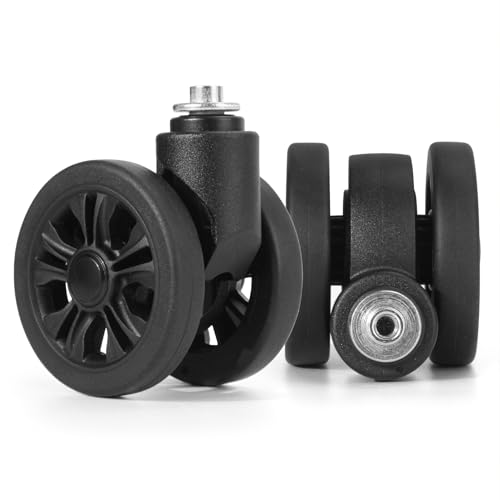 Zoofen Luggage Replacement Wheels 2 pcs Suitcase Replacement Wheels Wear-Resistant Luggage Wheels for Most Suitcase Repair - Image 1