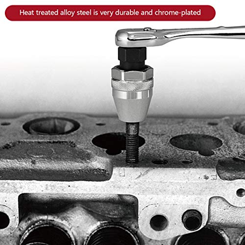 LCGP Damaged Bolt and Stud Extractor Tool, Grips and Removes 1/4-Inch to 1/2-Inch Studs - Ideal for Broken, Rounded Off, Painted Over, and Rusted Tight Bolts - Image 4