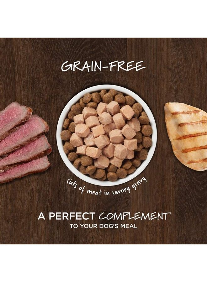 Instinct Healthy Cravings Grain Free Recipe Variety Pack Natural Wet Dog Food Topper by Nature's Variety, 3 Ounce (Pack of 12)