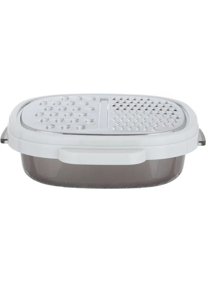 Alsaif grater, with box and cover - silver - Image 2