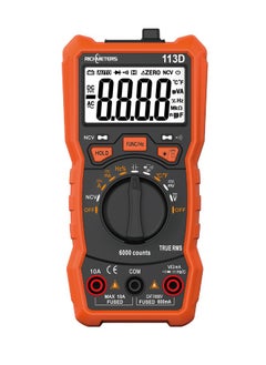 RICHMETERS RM113D NCV Digital Multimeter 6000 Counts Auto Ranging AC/DC Voltage Temperature Measuring Meter Flash Light Backlight Large Screen with Magnetic Suction  - Image 3