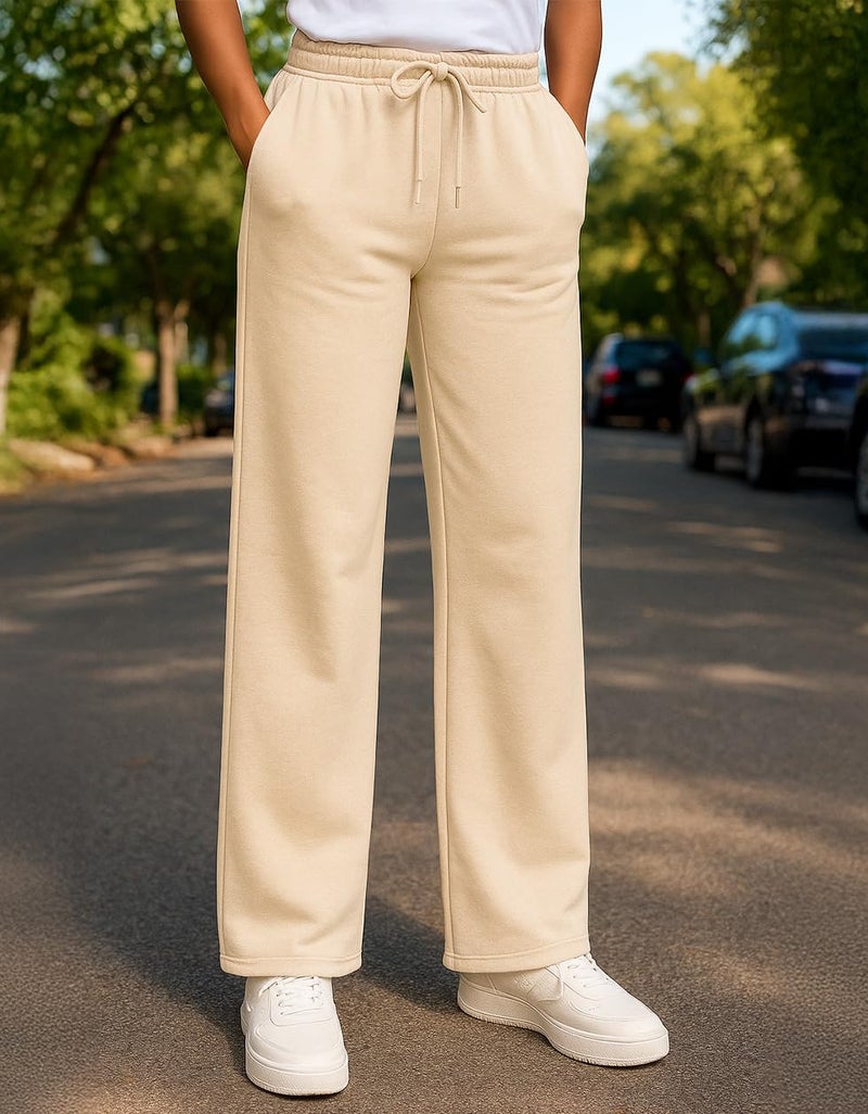 JUNEBERRY® 100% Pure Cotton Regular Fit Beige Mid Rise Trousers for Women & Girls (VDJWBW0300011_XL) - Image 2
