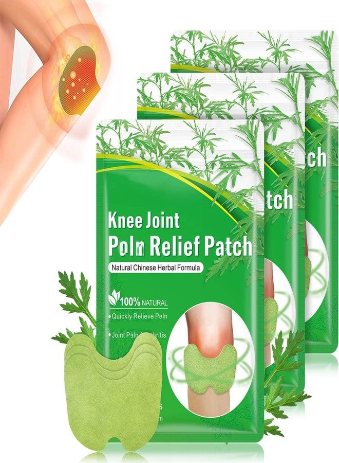 ZSIGNS Herbal Knee Plaster Sticker Pain Relief and Inflammation Patches Joint Knee Relief Patches Kit Natural Wormwood Extract Sticker Knee Pain Relief Patches For Men Women Pack Of 10 - Image 1