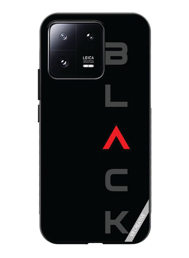 VR CREATIVE غطاء حماية لهاتف Xiaomi 13 بتصميم أسود متعدد الألوان - Image 1