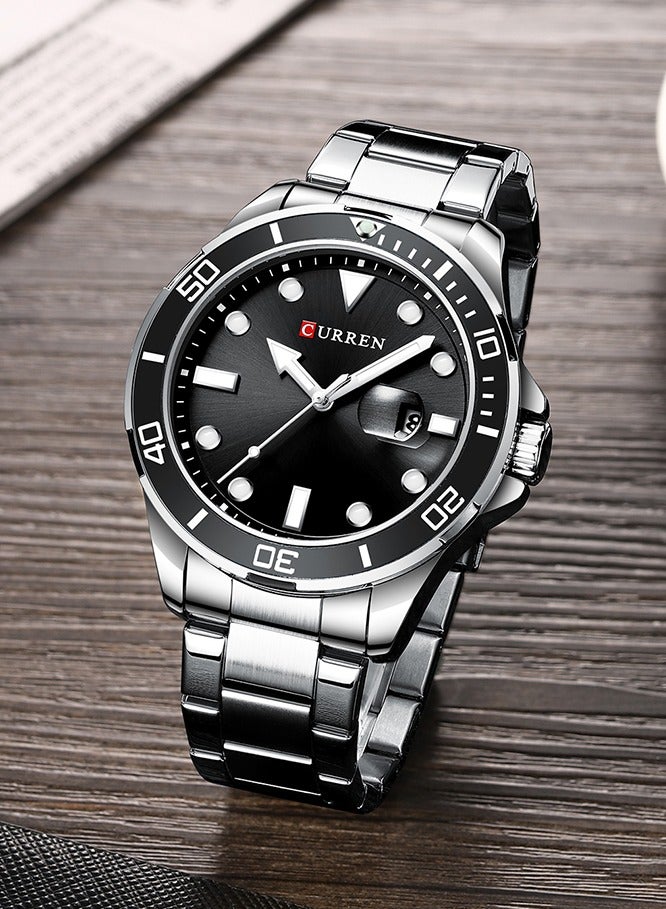 CURREN CURREN Sports Men Watch Top Brand Luxury Business Waterproof Male Clock Stainless Steel Quartz Men's Wristwatch 8388 - Image 1