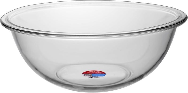 Marinex Glass Bowl Plus 500ml  Durable Heat-Resistant Borosilicate Mixing & Serving Bowl | Transparent Multi-Purpose | Microwave, Freezer & Dishwasher Safe - Image 2