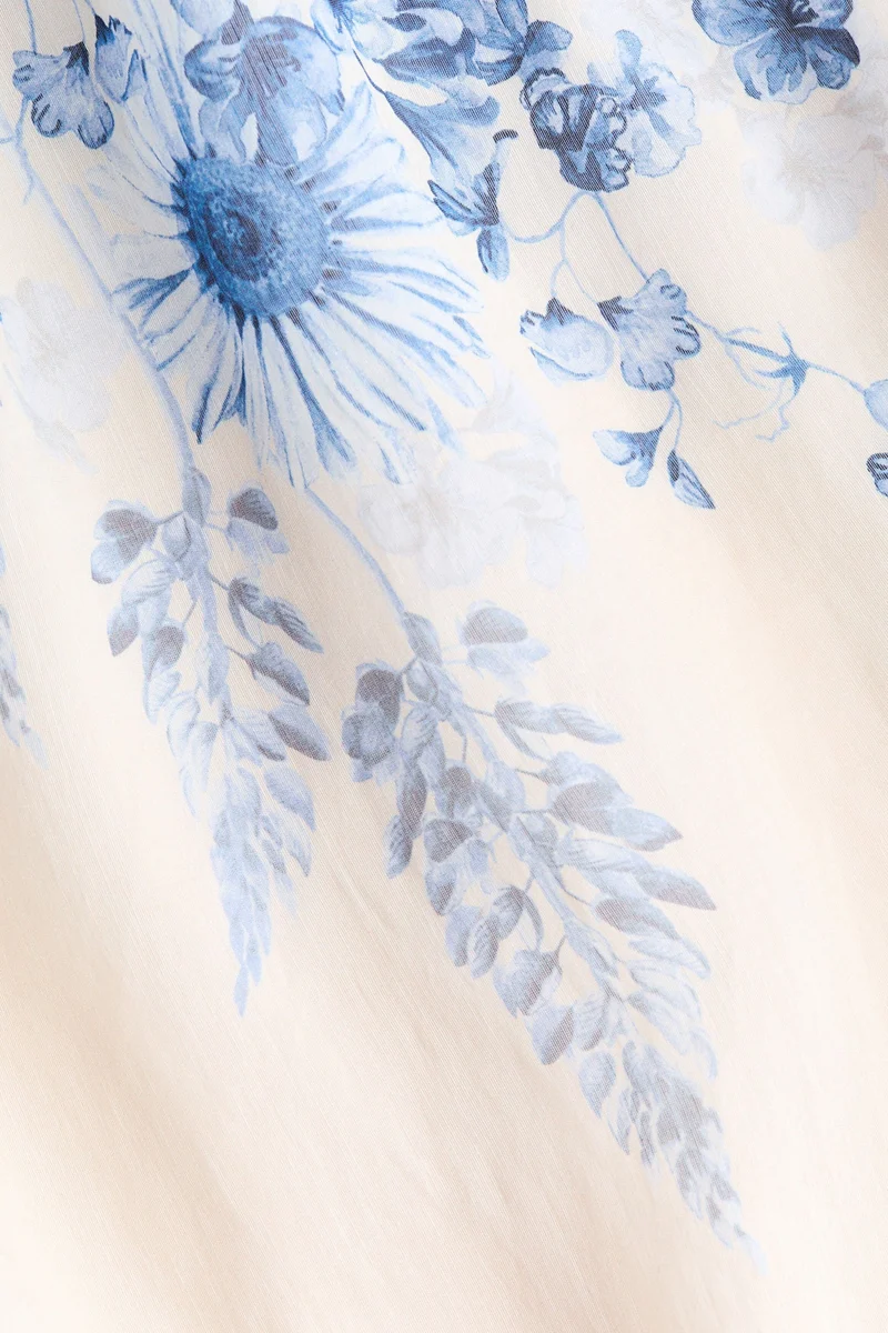 H&M Flared-skirt tie-strap dress