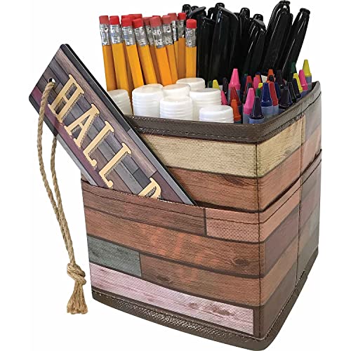 Teacher Created Resources Reclaimed Wood Desktop Organizer (TCR20373) - Image 2