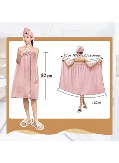 Garlo Women Bath Wrap Hair Towel - Adjustable Luxury Microfiber Soft Towels Super Absorbent to Quick Drying Hair and Body for Gym, Spa, Sauna and Shower After Body Cover  - Image 4