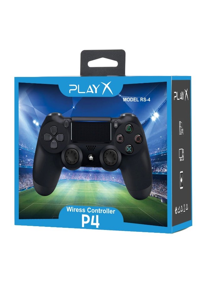 PlayX - Wireless Pro Controller for PS4 Controller, Game Controller Compatible with Playstation 4/Slim/Pro/PC,Built-in 800mAh Rechargeable Battery/Responsive Joystick and Buttons - Image 1