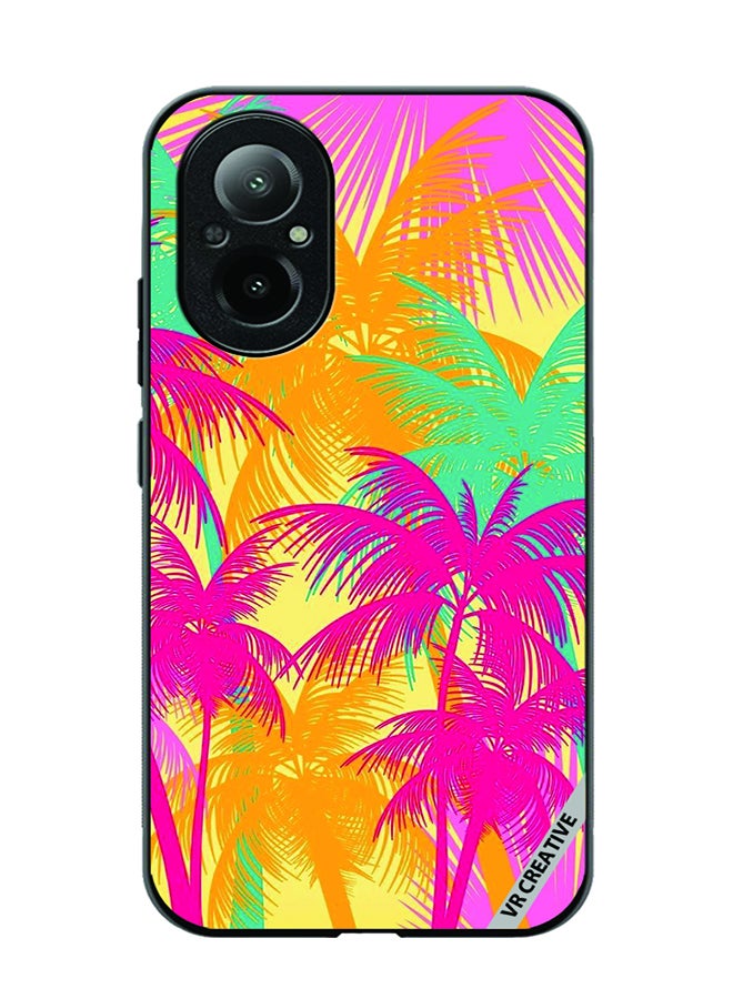 VR CREATIVE Protective Case Cover For Realme C67 4G Colorful Tree Design Multicolour - Image 1
