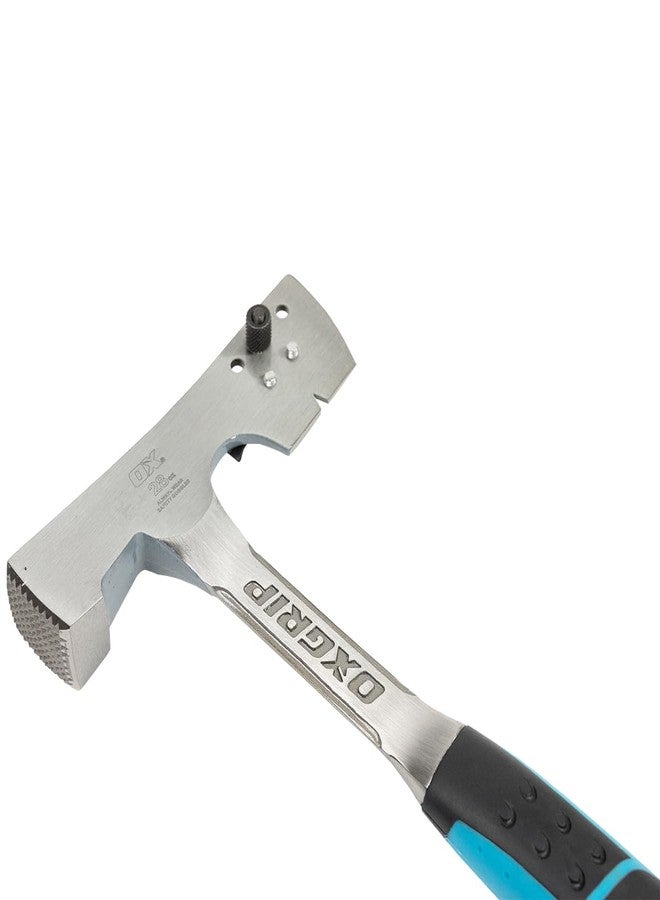 OX TOOLS P088228 Pro 28 Ounce Roofing Hammer with Milled Face, Adjustable Blade & Ergonomic Grip, Shinglers Hammer, Roofers Hatchet - Image 1