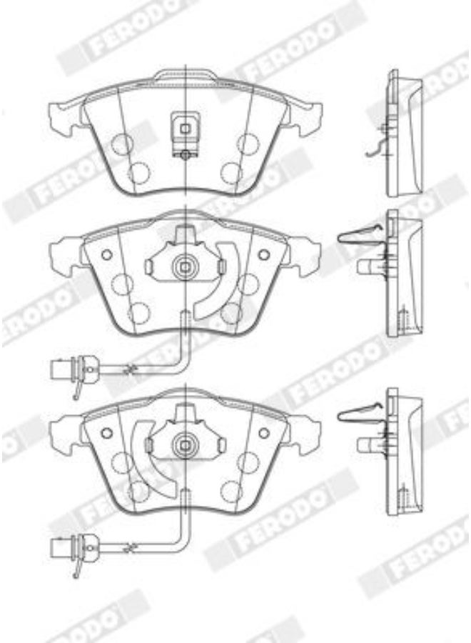 FERODO Brake Pad-FDB1407 - Image 1