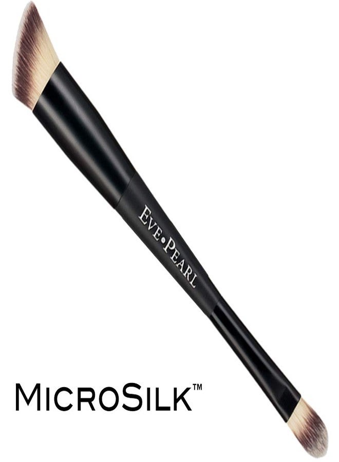 EVE PEARL Dual Salmon Concealer And 202 Concealer Blender Brush Full Coverage Under Brighten Eye Pro Concealer Brush Set Makeup Kit (Dark) - Image 4