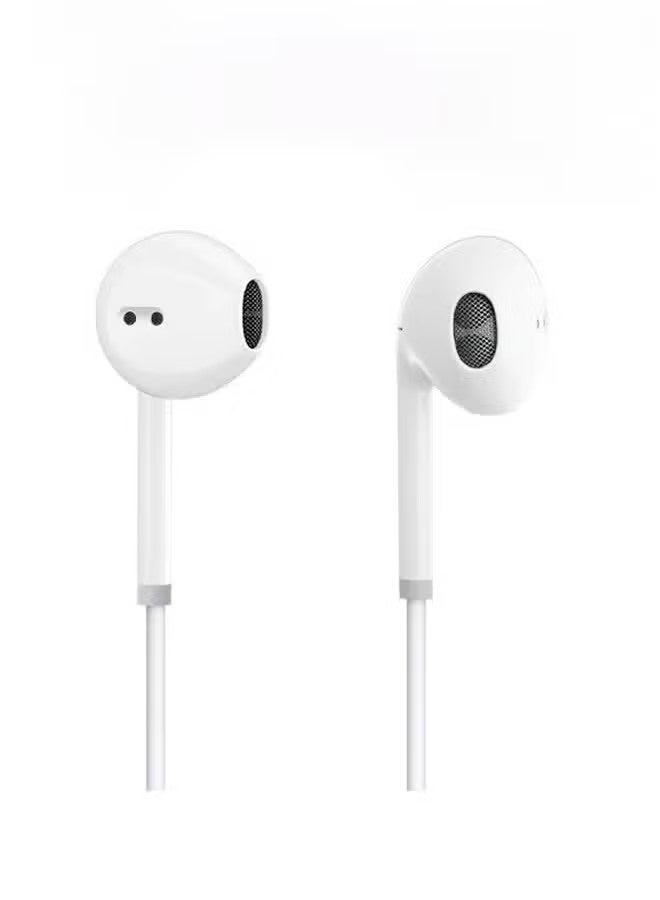 NH In-Ear Wired Headphones | 3.5mm Jack with Microphone | Noise Isolating, Universal Compatible with Phones/Tablets/PC | White - Image 5
