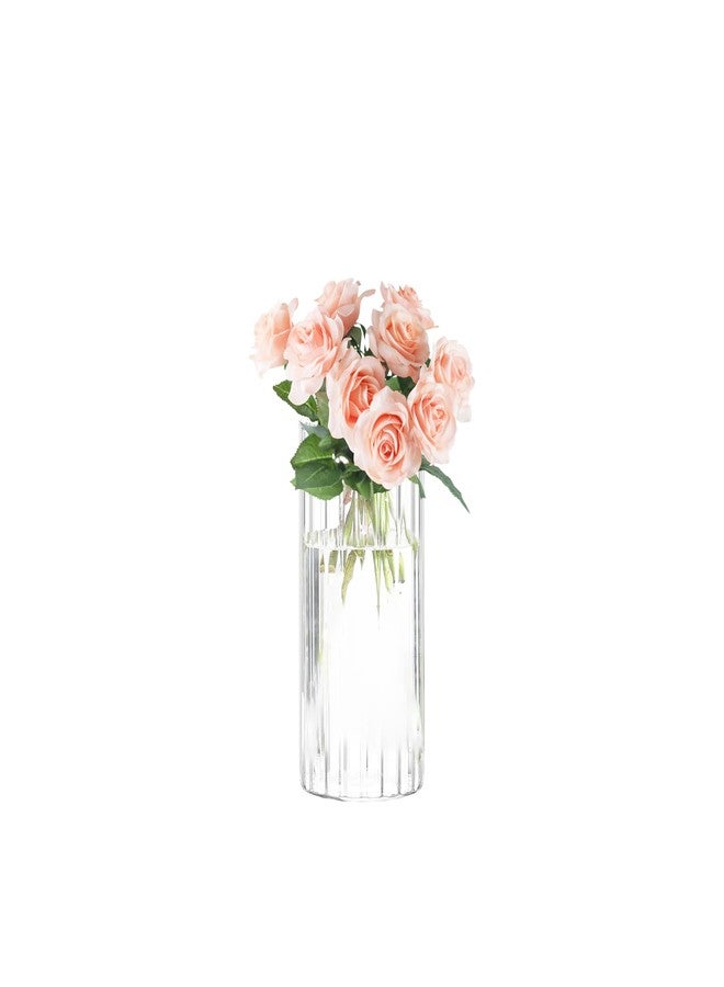 Gute 6 Inch Glass Vases for Decor, Flower Vase for Home Decor, Modern Decorative Clear Vase Centerpieces Living Room, Kitchen - Image 1